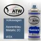 Preview: Volkswagen, Azorenblau Metallic 2C, W3X: 400ml Sprühdose, von ATW Autoteile West.